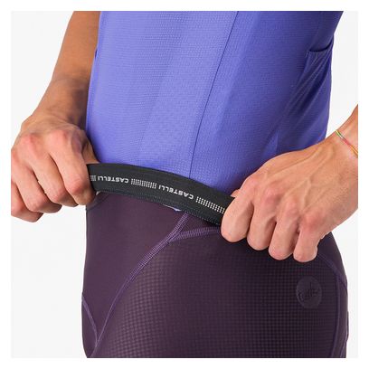 Maglia a maniche corte Castelli Drittone viola da uomo