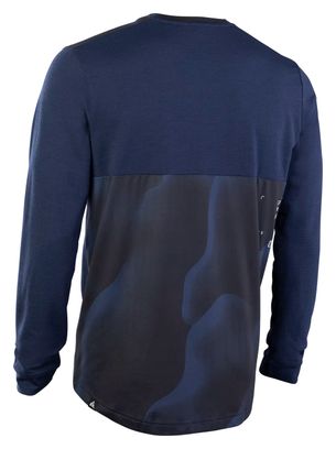 ION Traze Amp Heren Blauw MTB Trui met lange mouwen