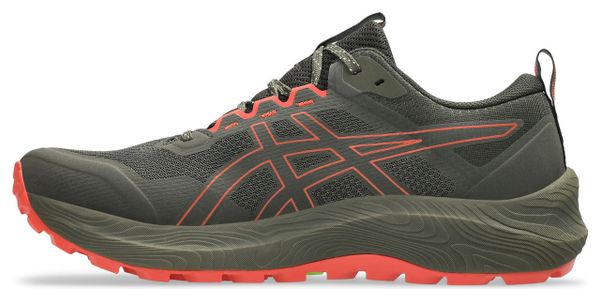 Asics Trabuco Terra 3 Khaki/Rot Herren Trailrunning-Schuh