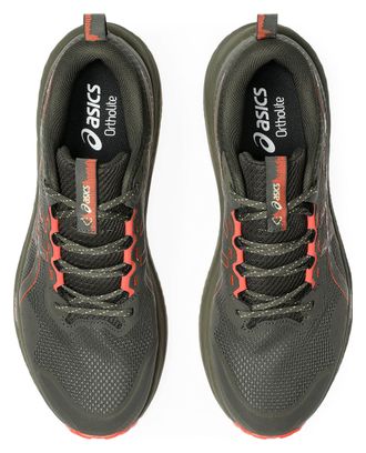 Asics Trabuco Terra 3 Khaki/Rot Herren Trailrunning-Schuh