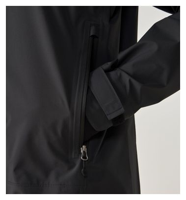 Women's Haglöfs L.I.M Airak 2.5L Black waterproof hooded jacket