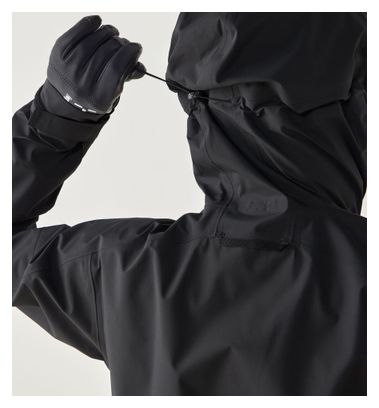 Women's Haglöfs L.I.M Airak 2.5L Black waterproof hooded jacket