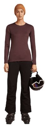 Baselayer Icebreaker Merino 200 Oasis Marron Femme