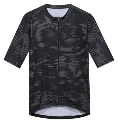 Maillot de manga corta Gore Wear Swiftride Electro Negro