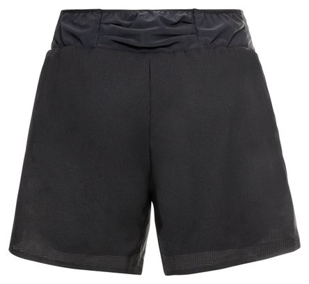 Odlo Axalp Trail 6in 2-in-1 Shorts Schwarz Damen