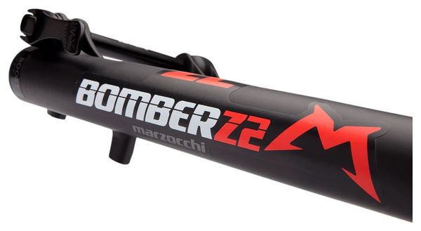 Marzocchi Bomber Z2 27.5'' Air Rail Sweep Adj Fork | Boost 15QRx110mm | Offset 44mm | Red