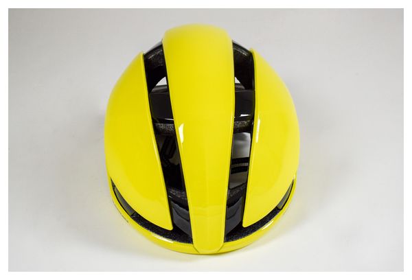 Casque vélo route intelligent jaune