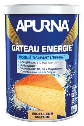 APURNA Plain Energy Cake 400 g (3 Portionen)