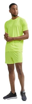 Craft ADV Essence Stretch Shorts Fluo Gelb
