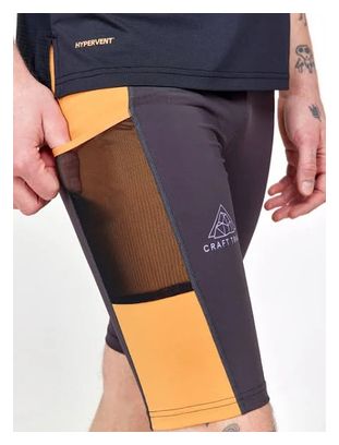 Craft Pro Trail Shorts Nero Arancione