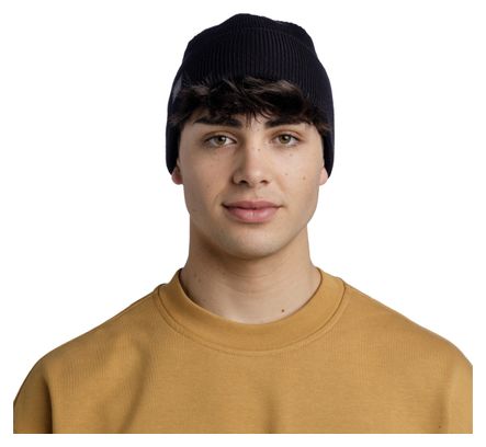 Buff Crossknit Unisex Beanie Zwart