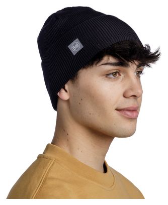 Buff Crossknit Unisex Beanie Zwart