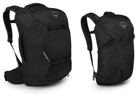 Sac de Randonnée Osprey Farpoint 55 Homme Noir