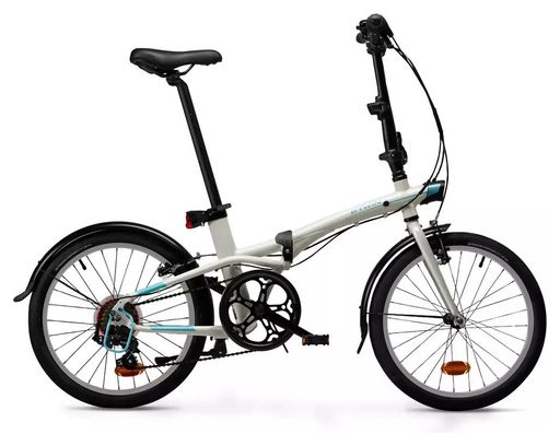 Folding bike BTWIN TILT 500 White