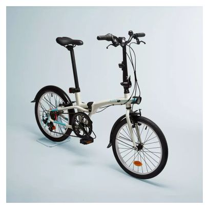 Folding bike BTWIN TILT 500 White