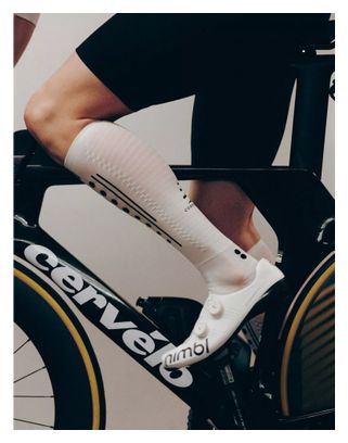 Calzini Compressport Full Socks Aero 2.0 Bianco/Nero