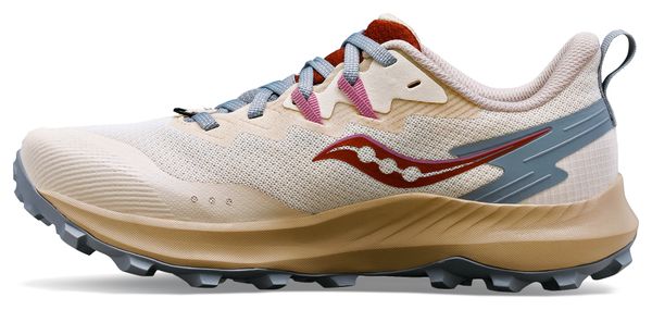 Loopschoenen Saucony Peregrine 14 Beige Roze