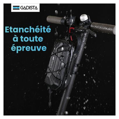 Sacoche cadre et fourche de velo  étanche 2L  Fixation innovante