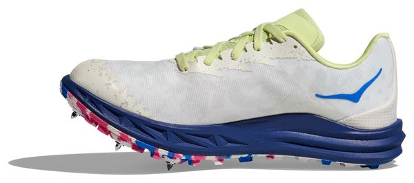 Chaussures d'Athlétisme Hoka Crescendo XC Blanc/Bleu/Rose Unisexe