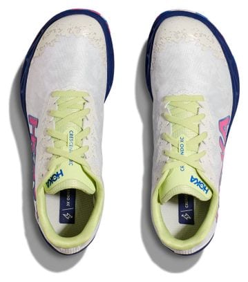 Hoka Crescendo XC Running Shoes White/Blue/Pink Unisex
