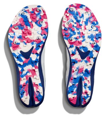 Hoka Crescendo XC Running Shoes White/Blue/Pink Unisex