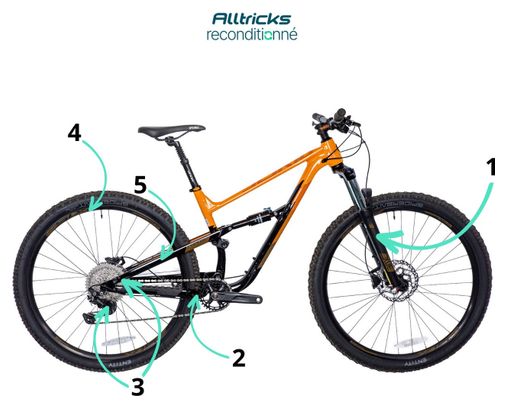 Polygon All-Suspension Mountain Bike Siskiu DSE Shimano