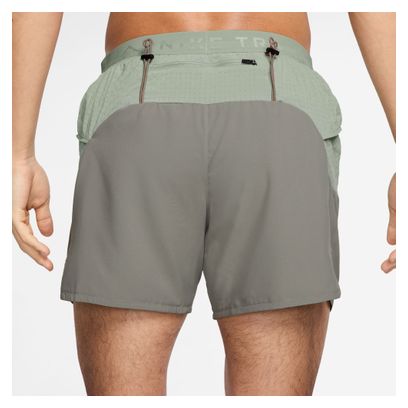 Heren Nike Dri-Fit ADV Second Sunrise 5in Khaki Korte Broek
