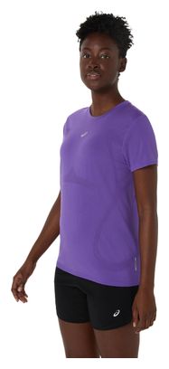 Maglia Asics Road Seamless Violet a maniche corte da donna