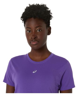 Maglia Asics Road Seamless Violet a maniche corte da donna