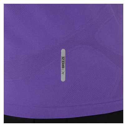 Maglia Asics Road Seamless Violet a maniche corte da donna