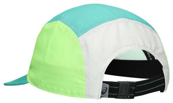 Asics 5-Panel Cap, Green/White