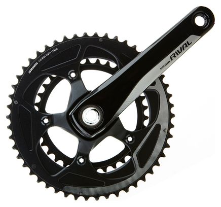 SRAM RIVAL 22 52/36 tooth BB30 11v crankset without case