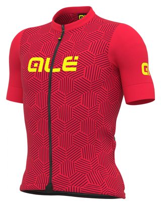 Maillot Alé Cross Mangas Cortas Rojo