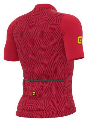 Maillot Alé Cross Mangas Cortas Rojo