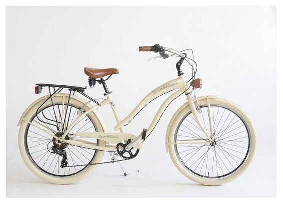 VELO VIA VENETO CRUISER 26 6V. FEMME 43 beige