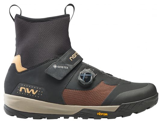 Northwave Kingrock Plus Gtx MTB Schoenen Zwart/Bruin