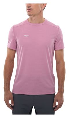 Maglietta tecnica Millet Fusion rosa da uomo