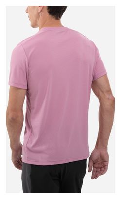 Maglietta tecnica Millet Fusion rosa da uomo