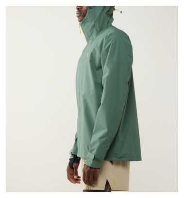 Chaqueta impermeable Haglöfs L.I.M Airak Gore-Tex verde para hombre