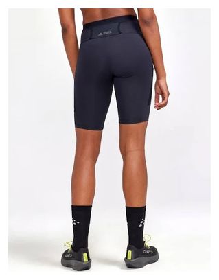 Culotte corto con tirantes <strong>Craft Pro Trail</strong>para mujer Negro