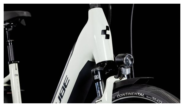 Cube Supreme Hybrid One 500 Easy Entry Bicicletta elettrica da città Shimano Cues 10S 500 Wh 700 mm Desert Stone Beige 2025