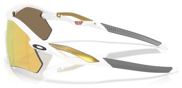 Oakley Radar Plate Brille - Polished White / Prizm 24K Polarized / Ref: OO9495-0536