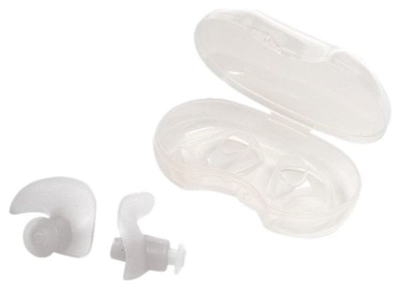 Tappi per orecchie da nuoto in silicone trasparente Tyr