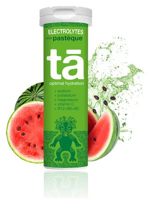 TA ENERGY Hydration Pack Botella + 3 Tubos Electrolíticos Fresa-Kiwi / Limón / Sandía