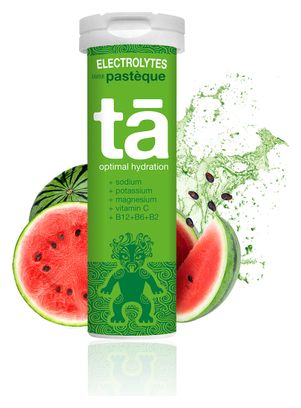 TA ENERGY Hydration Pack Bottle + 3 Strawberry-Kiwi / Lemon / Watermelon Electrolyte Tubes