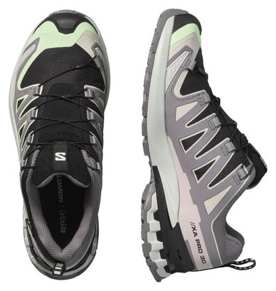 Salomon XA Pro 3D v9 GTX Nero/Verde/Viola Scarpe da trail da donna