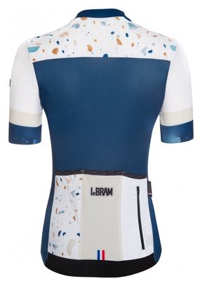 LeBramTerrazzo Short Sleeve Jersey Blue Fitted