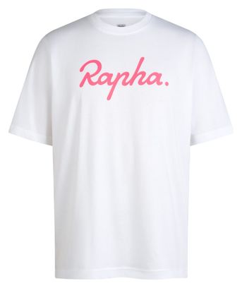 Heren Rapha Katoen Logo Wit Korte Mouw T-shirt