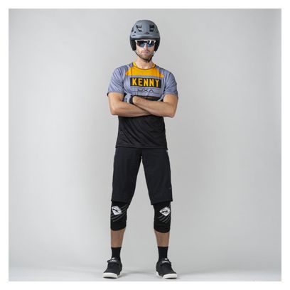 Kenny Charger Short Sleeve Jersey Black / Gray / Yellow