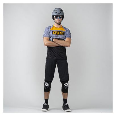 Maillot mangas cortas Kenny Charger negro / gris / amarillo